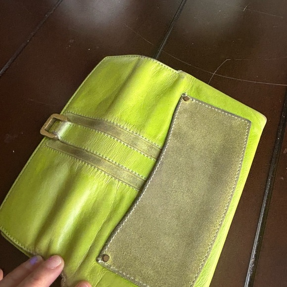 JIMMY CHOO AUTHENTIC SUEDE/LEATHER WALLET - Picture 6 of 16